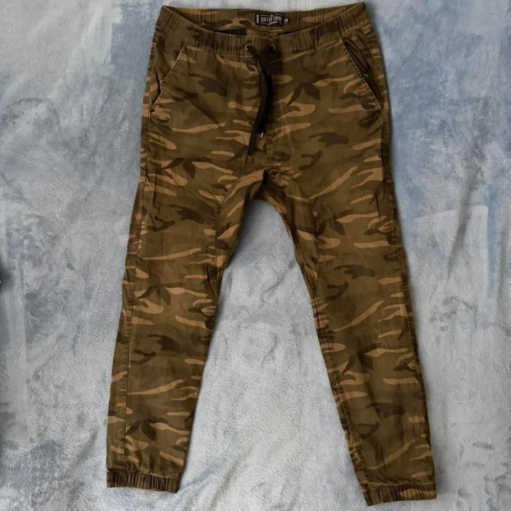 Men's Cuffed Chino By Cotton On‎ camo joggers Size 34